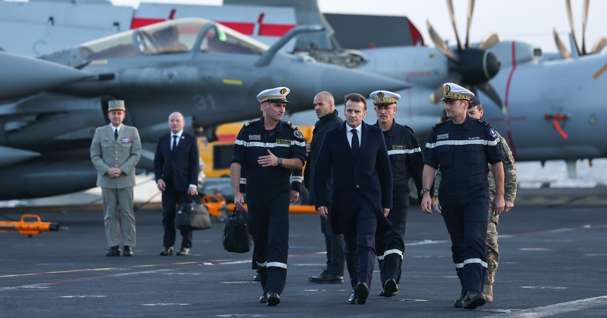 France moves aircraft carrier group toward Strait of Hormuz for possible defensive mission