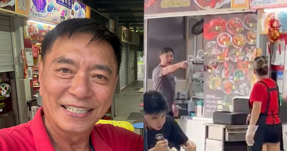 Hawker Demands Apology Amid Viral Argument With Former Actor Huang Yiliang — image 1