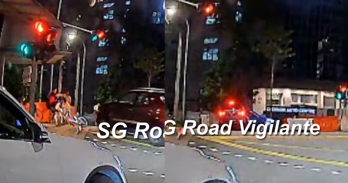 Cyclist injured after SUV allegedly runs red light in Ubi hit-and-run