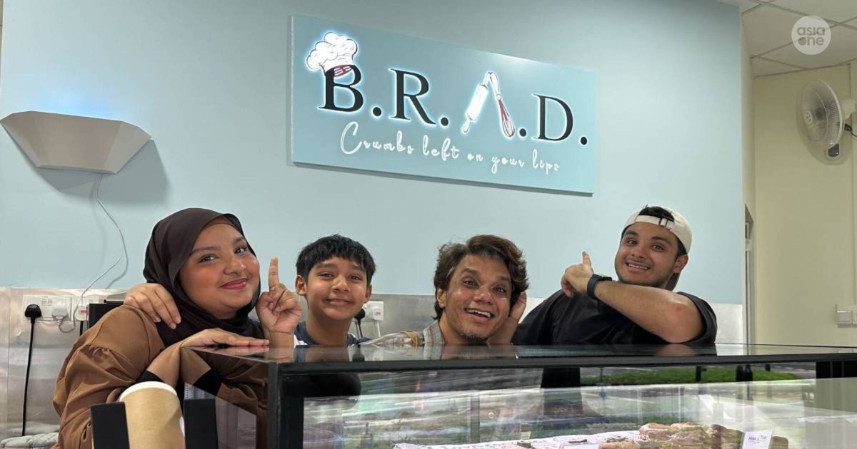 This dad is pursuing his passion for baking, thanks to support from his family