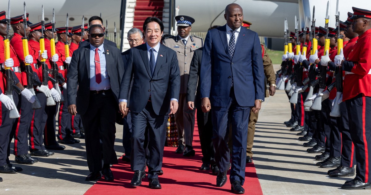 Taiwan president defiant as he begins Eswatini trip; China calls him a 'rat'