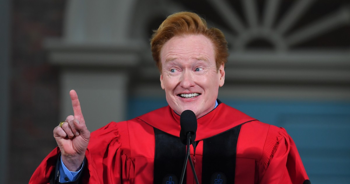 Conan O'Brien speaks at Harvard commencement as Trump tightens pressure on the school