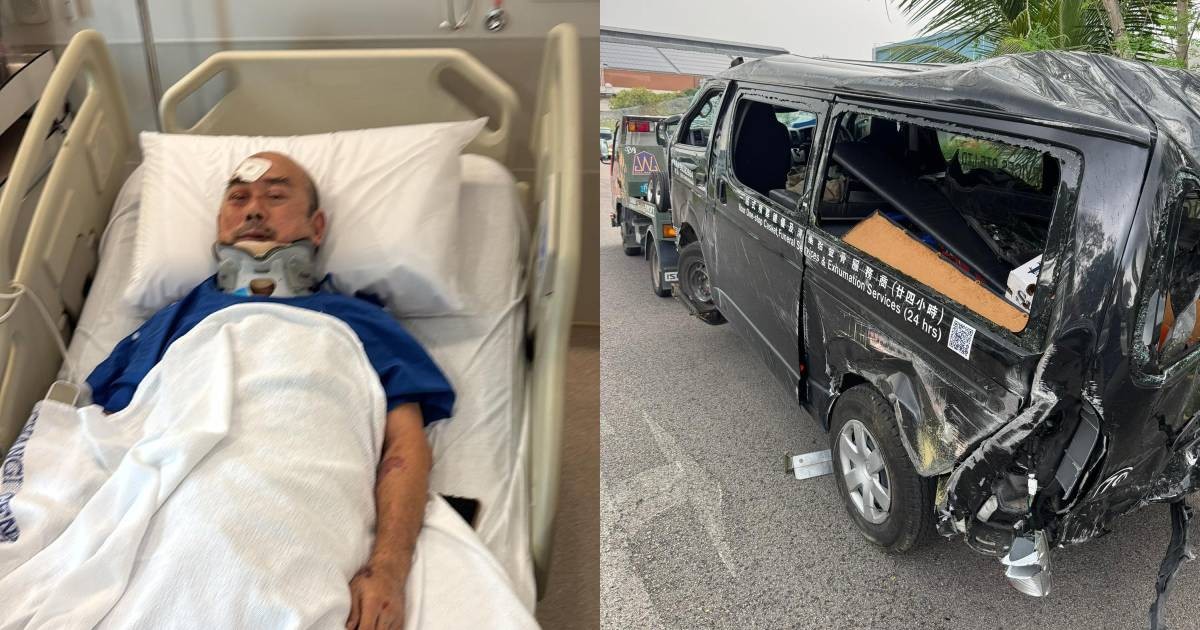 'Our family will not forget it': Son of driver injured in TPE crash thanks motorcyclists who stopped to help