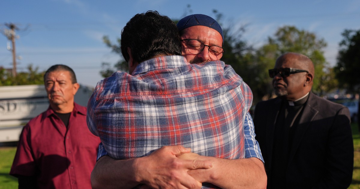 San Diego mosque shooters met online and left writings expressing hate, FBI says