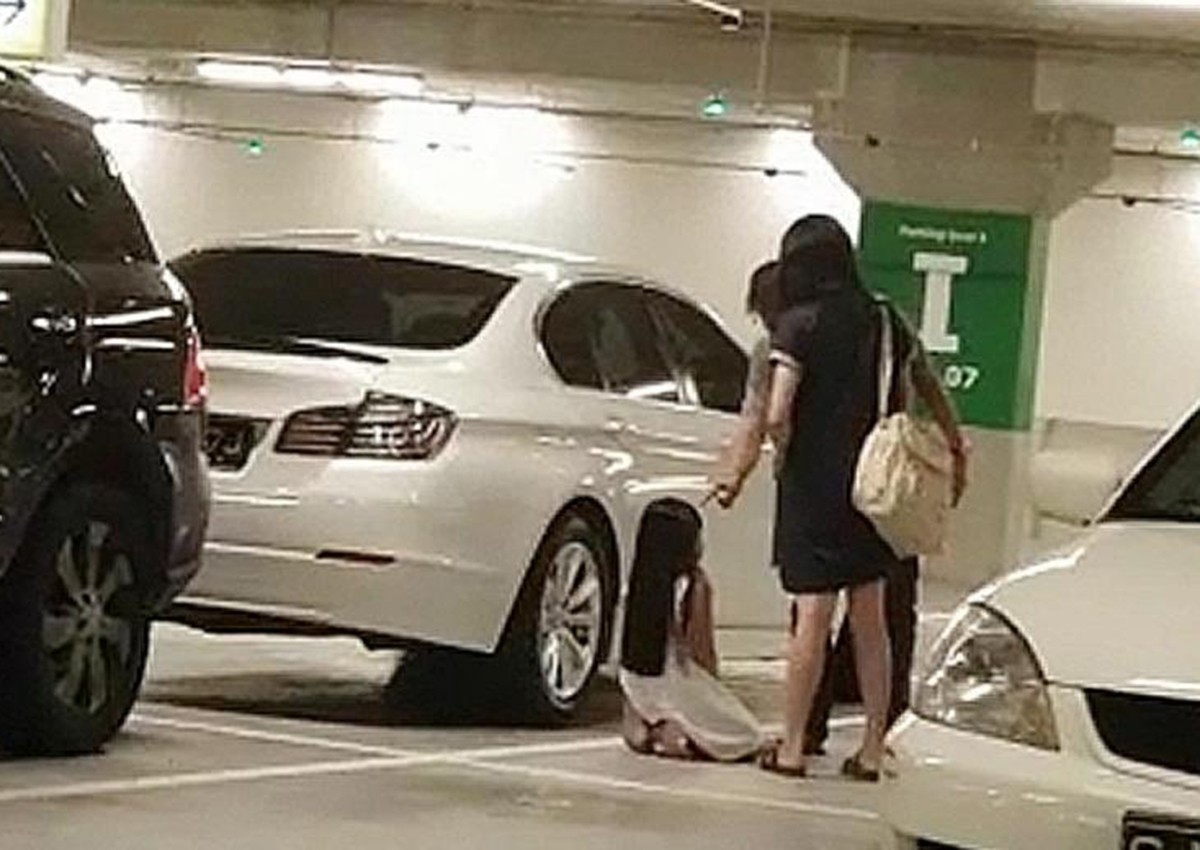 Police, MSF probing alleged abuse of young girl forced to kneel while getting slapped in Ikea carpark