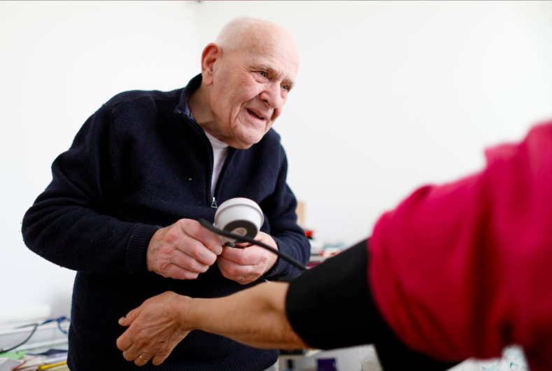 French doctor still treating patients at 98