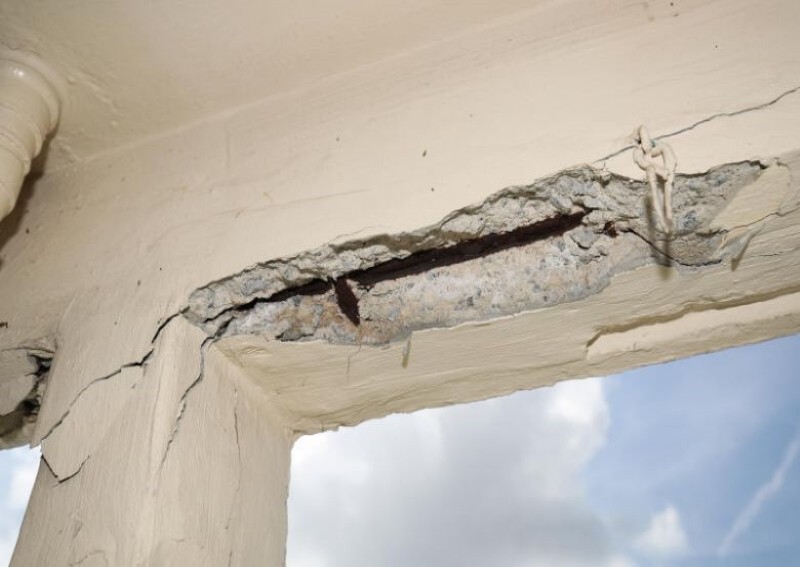 Worrying sight: Large cracks on pillars and falling concrete appear at Tampines HDB block