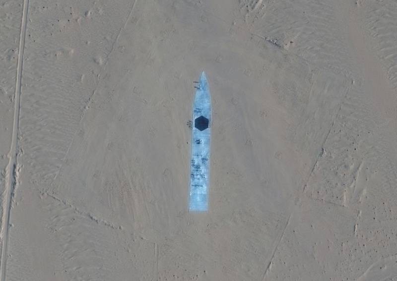 China builds mockups of US Navy ships in area used for missile target practice