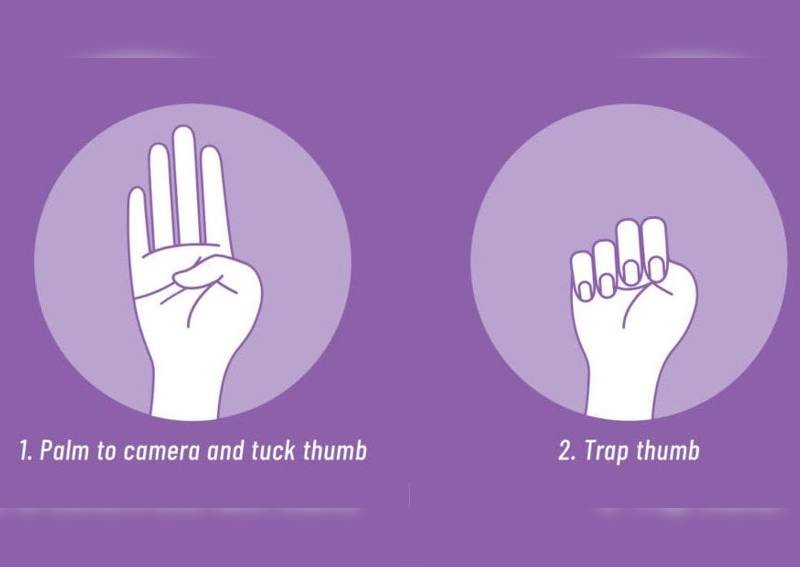 Girl rescued in US after using TikTok domestic violence hand signal