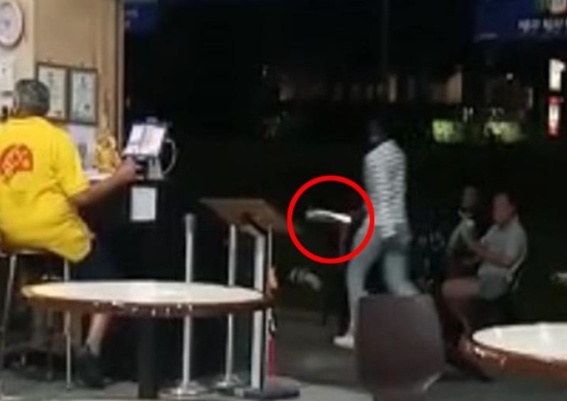 'White shirt was stained red with blood': 2 men arrested after slashing wedding guest with 30cm knife along Depot Road