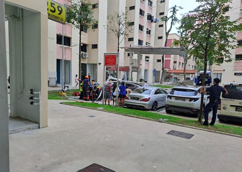 15-year-old among 3 injured in Yishun carpark crash