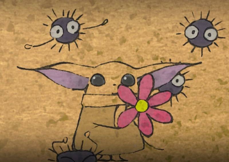 Lucasfilm partners Studio Ghibli for hand-drawn Star Wars Grogu animated short film