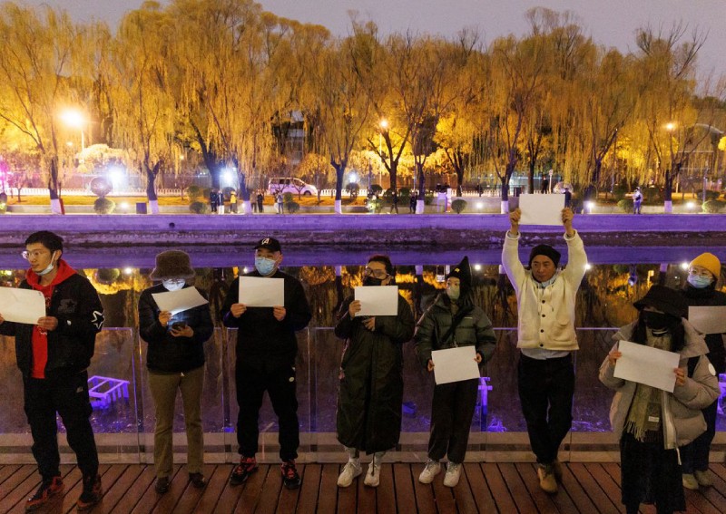 Dating apps and Telegram: How China protesters are defying authorities