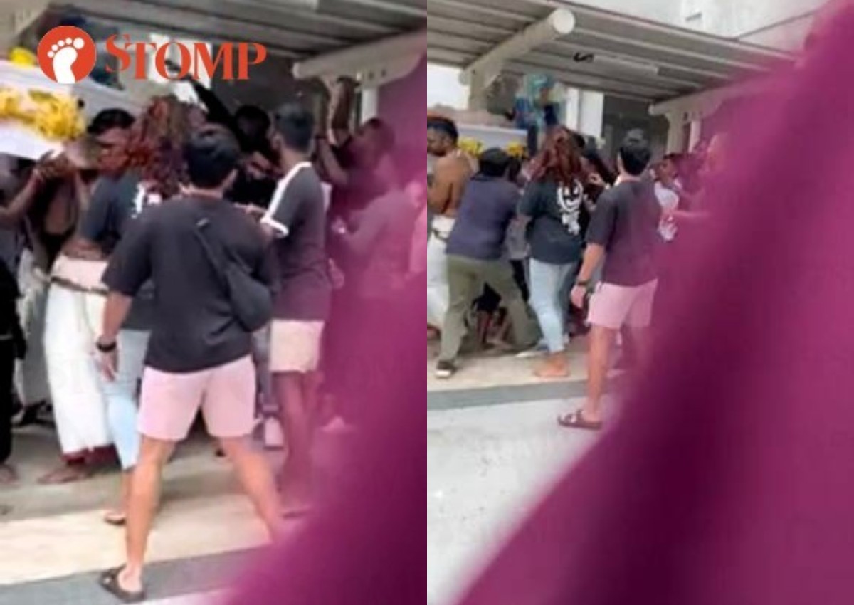 Men allegedly try to pull down coffin being carried to hearse at a funeral, sparking uproar; police report filed