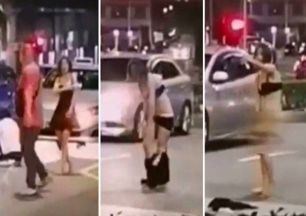 Woman arrested after stripping off clothes in argument with cabby along Middle Road