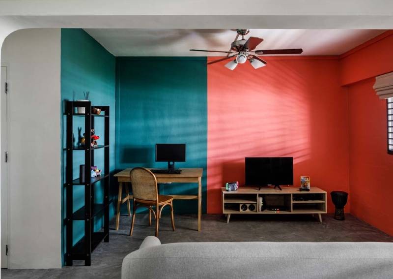 8 HDB flats that aren't afraid of colours