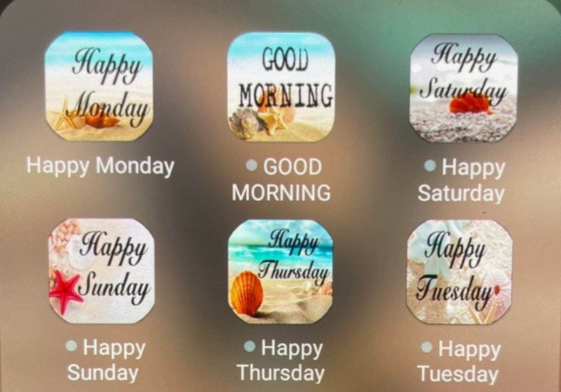 Boomer-style 'good morning' messages: Redditor finds collection of dedicated apps on grandpa's phone
