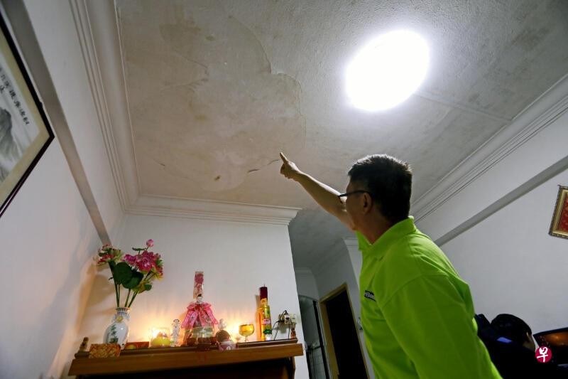 Ang Mo Kio family endures leaky ceiling for 3 years despite numerous repairs