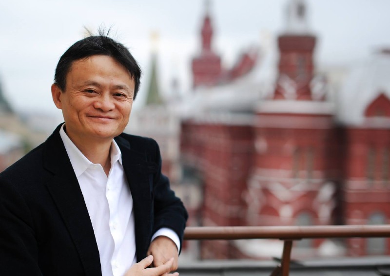 Alibaba founder Jack Ma touring Dutch research institute