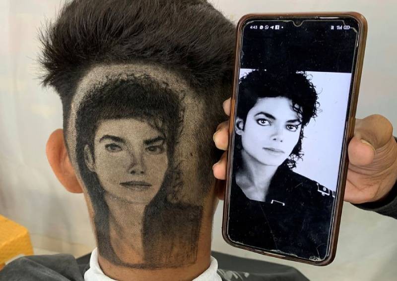 Indian barber siblings turn heads into canvasses by giving unusual haircuts