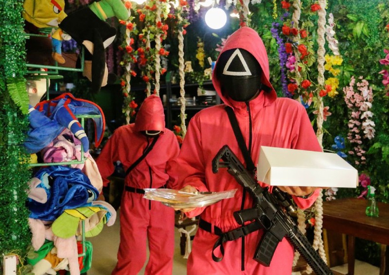 Red light, green cash: Squid Game helps revive Indonesian cafe