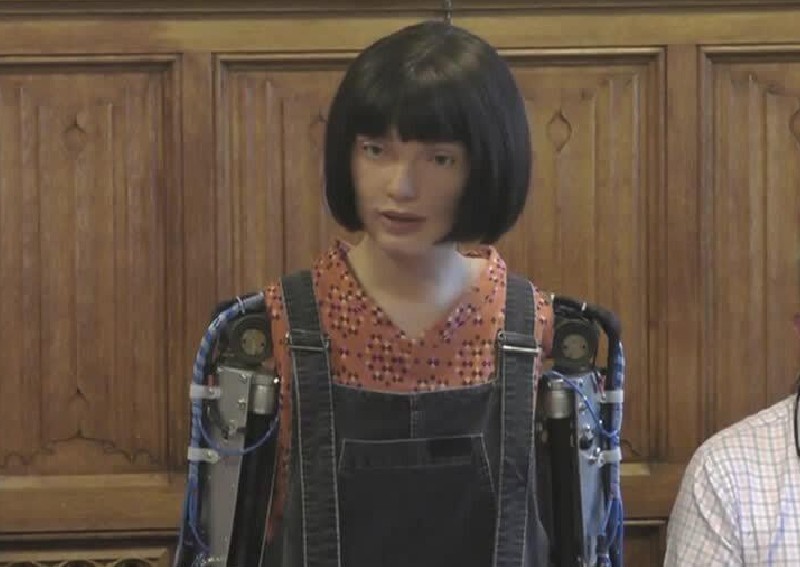 'Although not alive, I can still create art,' robot Ai-Da tells UK lawmakers
