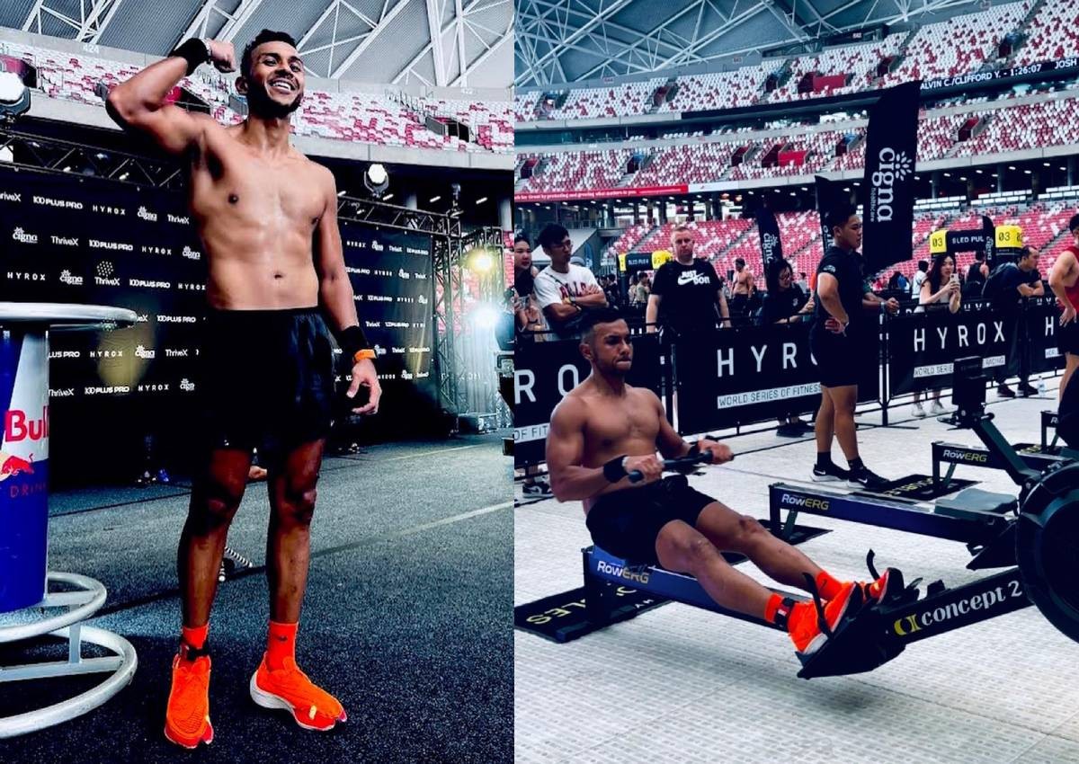 'I'm still a bit chubby lah': Taufik Batisah shows off toned physique in fitness race, adds inspirational message 