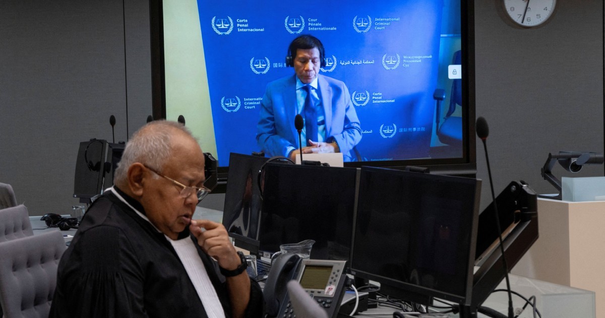 ICC judges reject jurisdiction challenge by Philippines ex-president Duterte