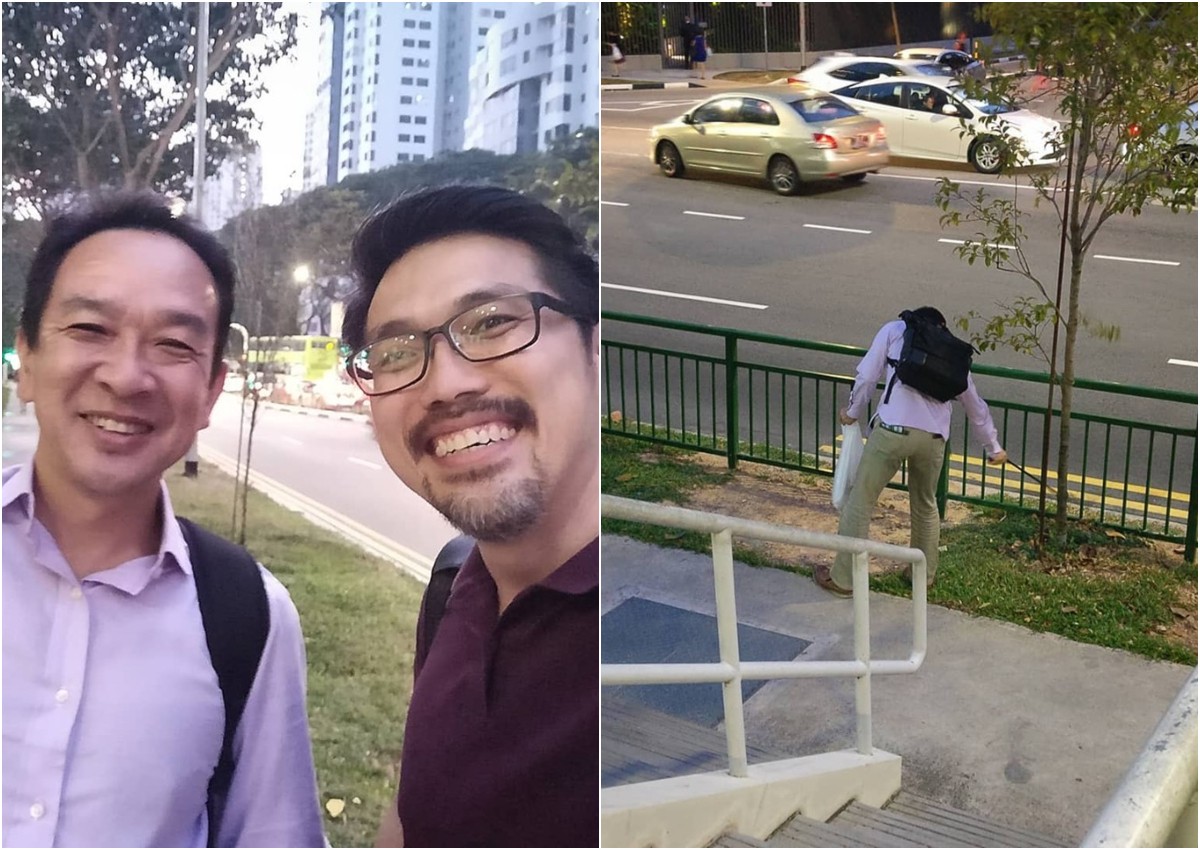 Japanese man helps to pick up litter simply because he likes Singapore 