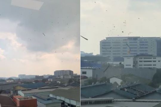 'Whirlwind' in Tuas on Friday is first reported landspout in Singapore: Weatherman