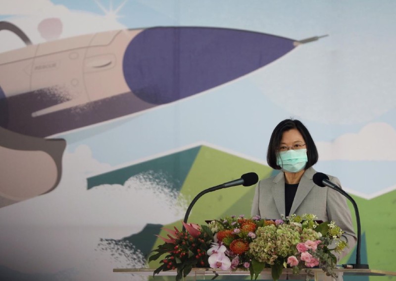Taiwan president Tsai praises 'heroic' pilots who intercepted Chinese jets