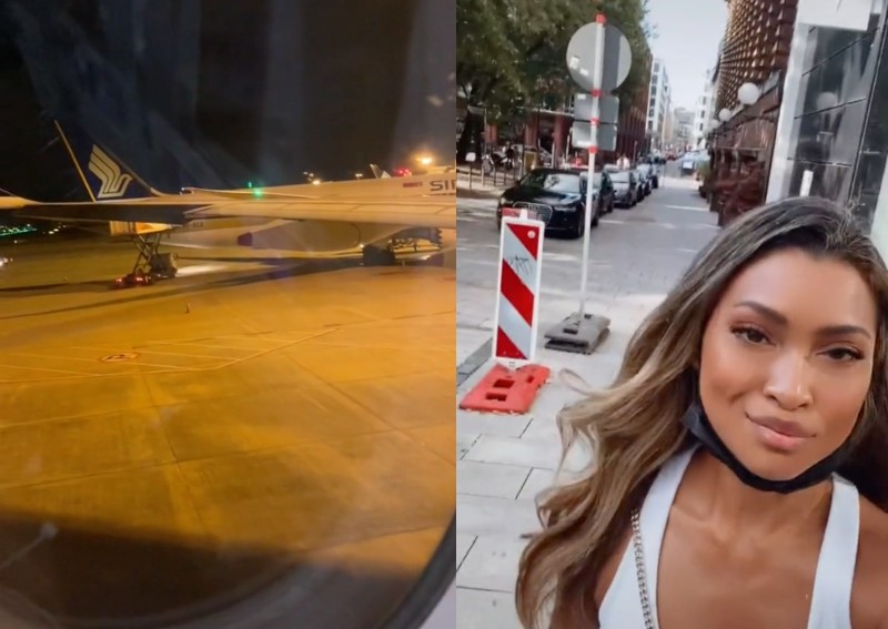 Goodbye Singapore, guten tag Deutschland: TikToker shares what it's like flying in Covid-19 times