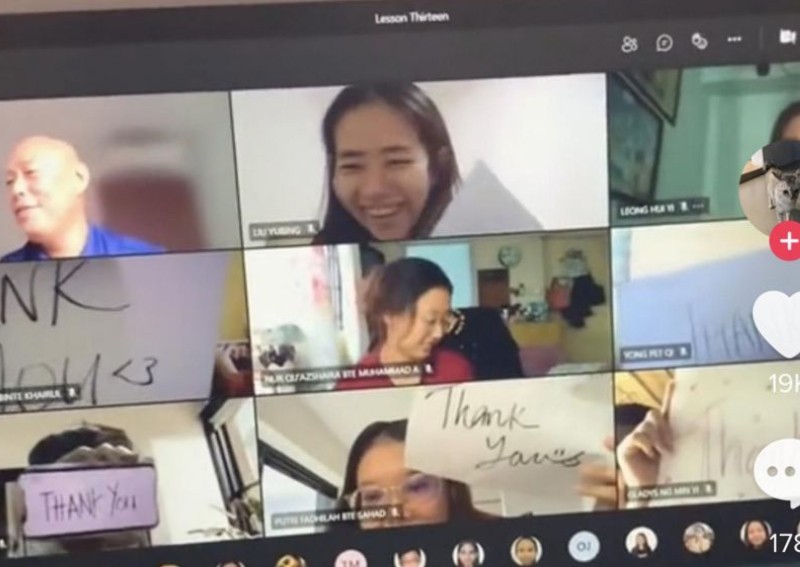 Poly lecturer touched by students' surprise tribute in online class, which made him 'want to cry'
