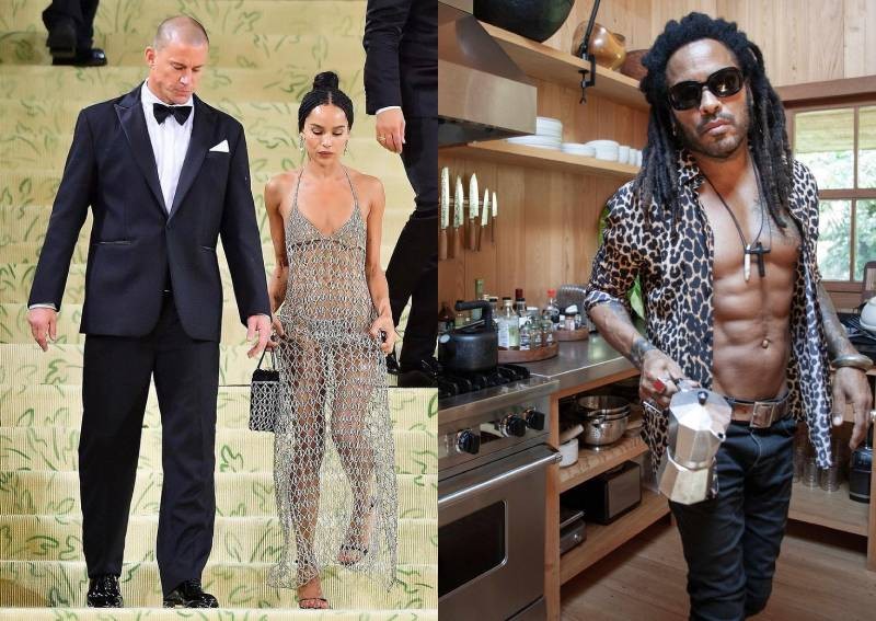 Channing Tatum praises Lenny Kravitz's abs in Instagram exchange