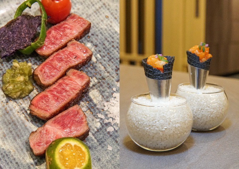 Worth it or not? We tried an $88++ omakase to treat ourselves with premium A4 Miyazaki striploin and a sashimi 'ice cream'