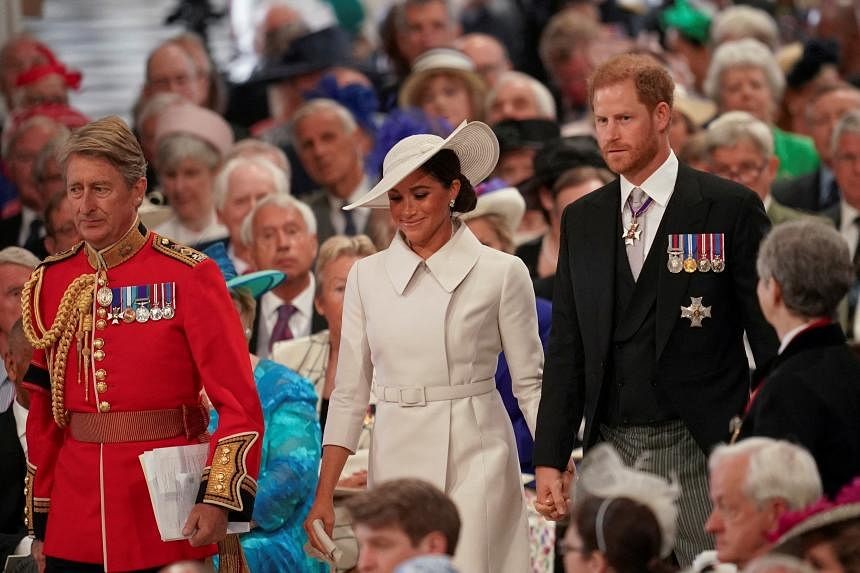 Prince Harry and Meghan tread delicate path after queen's death