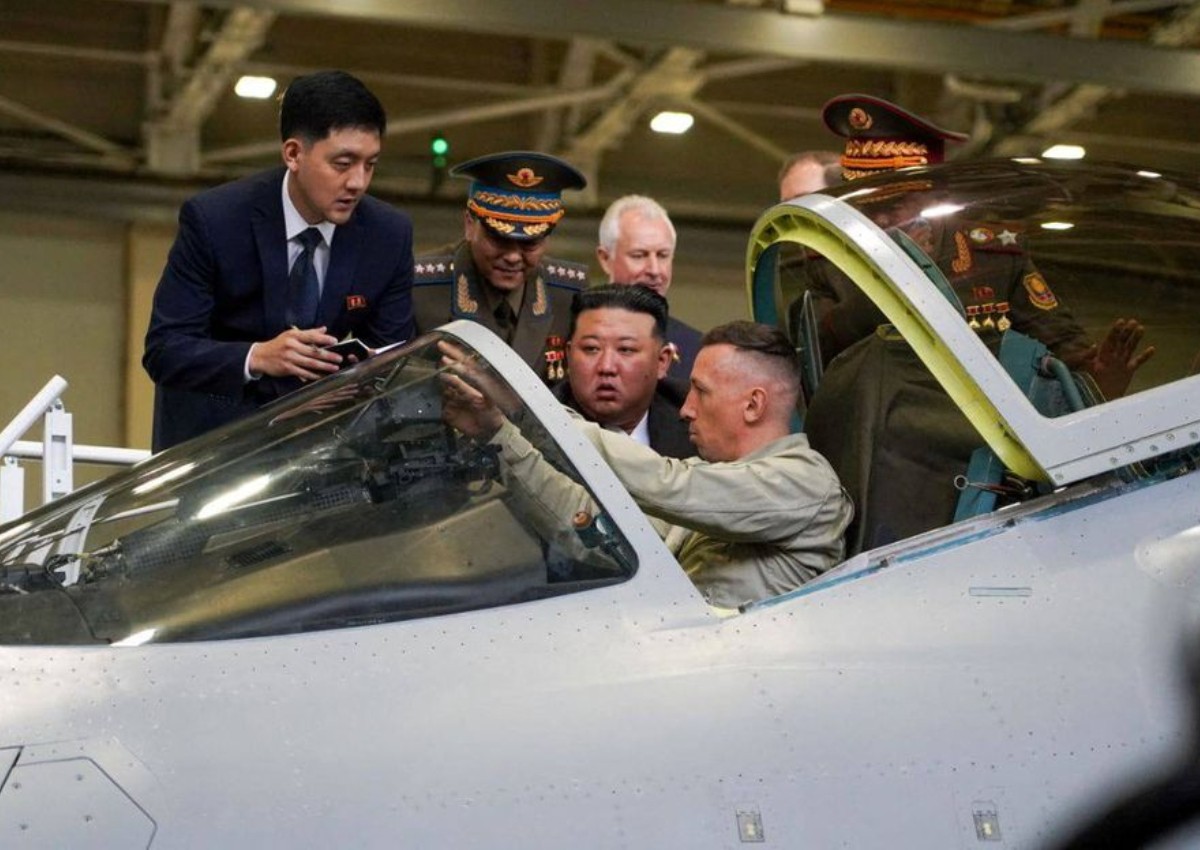North Korea's Kim inspects Russian fighter jet plant under Western sanctions