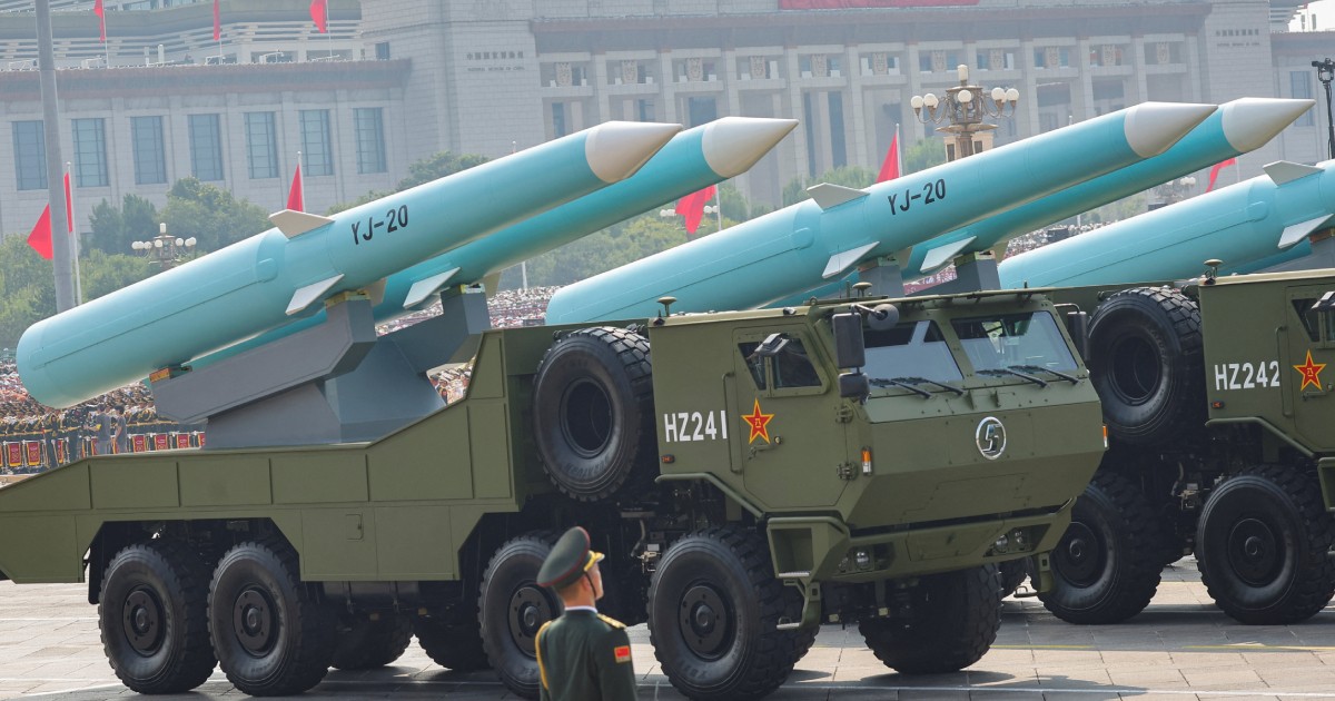 China's parade of new weaponry sends message of deterrence