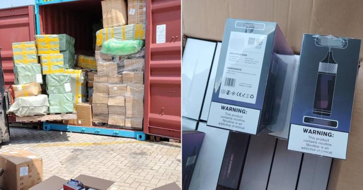 300,000 vapes seized in Malaysia's Port Klang believed to be headed for Singapore