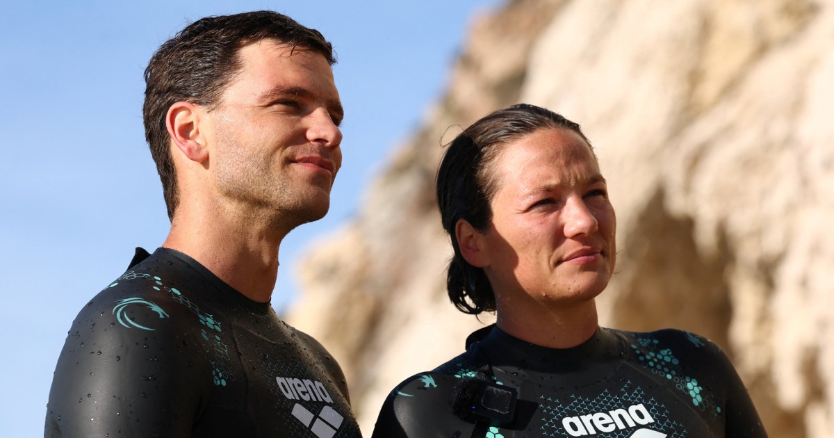 French couple plan 3-month relay swim across the Atlantic