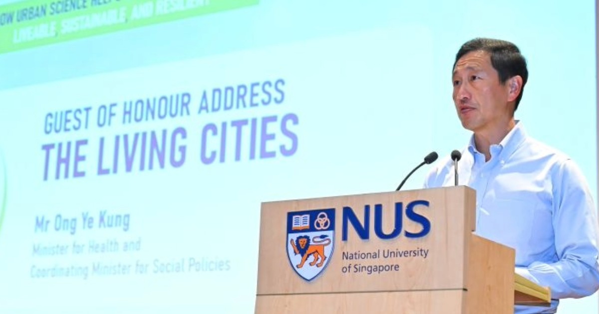 Cities are 'living entities', must evolve 'in anticipation of future needs': Ong Ye Kung