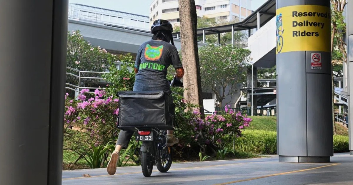 Delivery riders welcome guidelines for dedicated condo parking spots and collection lockers