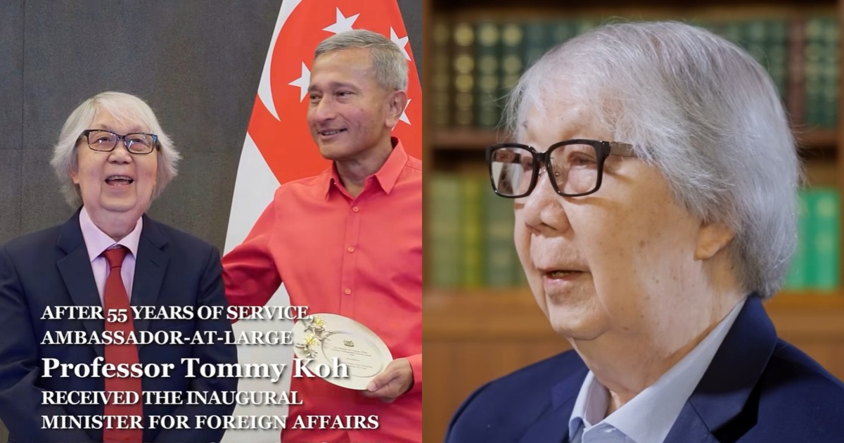 'It's not a sacrifice': Tommy Koh retires from MFA after 55 years, shares thoughts