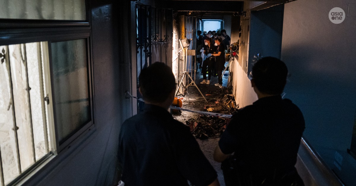 Elderly man dies in Lorong Lew Lian flat fire after telling neighbour's son 'You be a good boy'; no foul play suspected