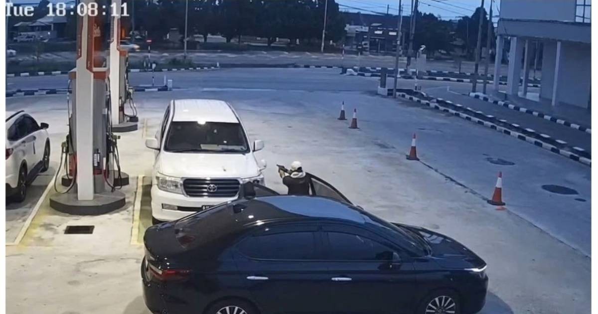 Perak petrol station shooting: Man hospitalised with bullet wound to shoulder