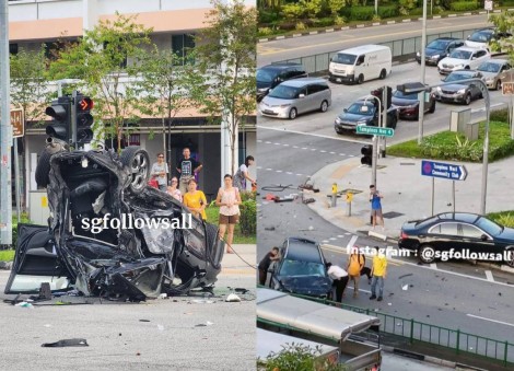 Tampines crash: Driver arrested for dangerous driving following hospital discharge