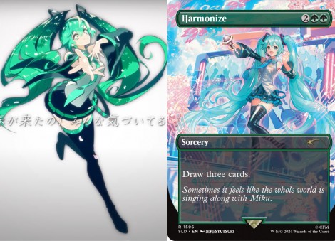 Vocaloid icon Hatsune Miku joins Magic: The Gathering in upcoming set