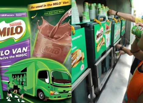 The iconic Milo Van beverage is now available in supermarkets