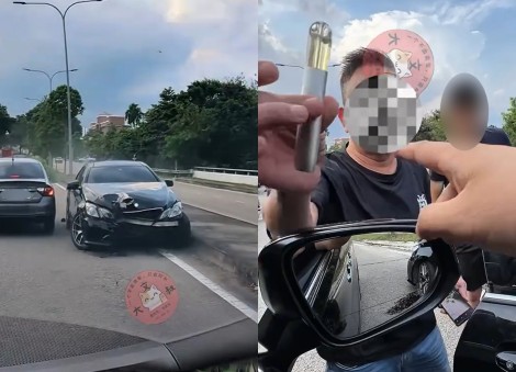 'Take car keys away from him': Dazed driver goes against traffic in JB, vape allegedly found in car