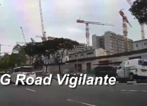 MPV collides with van causing it to crash through road divider at Woodlands